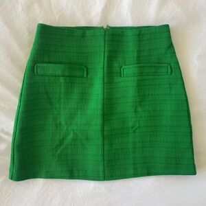 Mango Green Women's Mini Skirt. Size small. Brand new no tags.